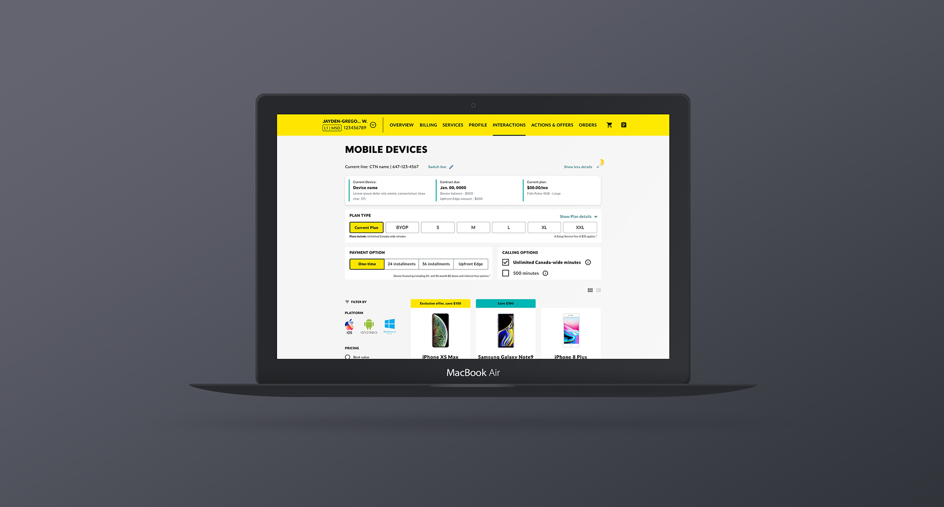 E-COMM Purchase Flow